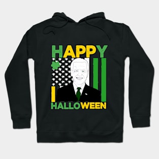 Biden St Patricks Day Happy Halloween Hoodie